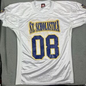Vintage St Scholastica Football Jersey CSS College MN Minnesota‎ Wilson Size XL